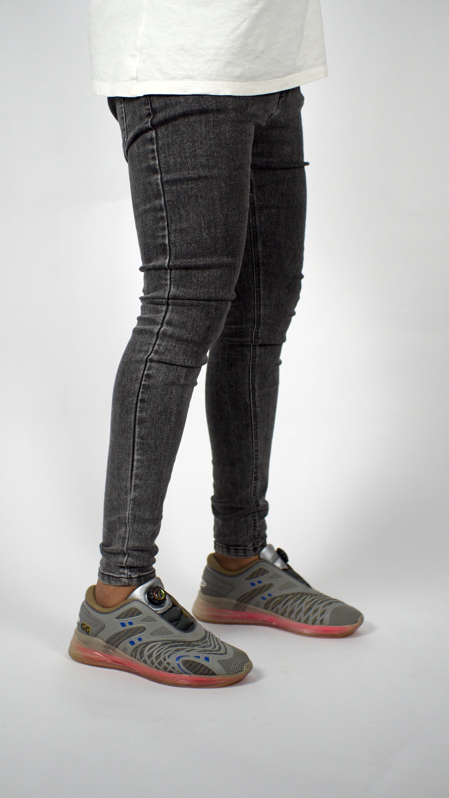 KYSHO Studios - Spray On Denim Jeans 'Houston' Light Grey